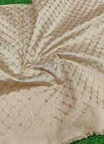 Load image into Gallery viewer, Partywear Raw Silk Fabric in Embroidery Work

