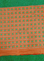 Load image into Gallery viewer, Partywear Raw Silk Fabric in Embroidery Work
