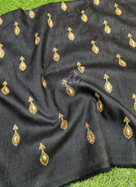 Load image into Gallery viewer, Partywear Raw Silk Fabric in Embroidery Work
