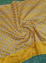 Load image into Gallery viewer, Partywear Raw Silk Fabric in Embroidery Work
