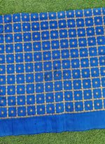 Load image into Gallery viewer, Partywear Raw Silk Fabric in Embroidery Work
