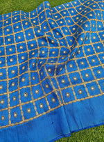 Load image into Gallery viewer, Partywear Raw Silk Fabric in Embroidery Work

