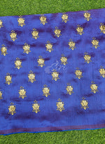 Load image into Gallery viewer, Partywear Raw Silk Fabric in Embroidery Work
