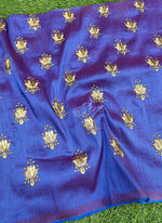 Load image into Gallery viewer, Partywear Raw Silk Fabric in Embroidery Work
