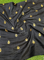 Load image into Gallery viewer, Partywear Raw Silk Fabric in Embroidery Work
