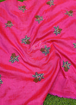 Load image into Gallery viewer, Partywear Raw Silk Fabric in Embroidery Work
