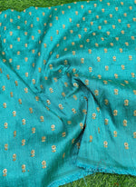 Load image into Gallery viewer, Partywear Raw Silk Fabric in Embroidery Work
