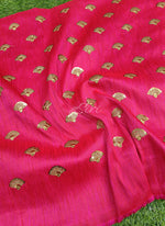 Load image into Gallery viewer, Partywear Raw Silk Fabric in Embroidery Work
