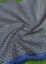 Load image into Gallery viewer, Partywear Raw Silk Fabric in Embroidery Work
