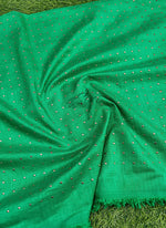 Load image into Gallery viewer, Partywear Raw Silk Fabric in Mukesh Work
