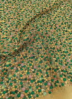 Load image into Gallery viewer, Partywear Net Fabric in Rich Sequins Work
