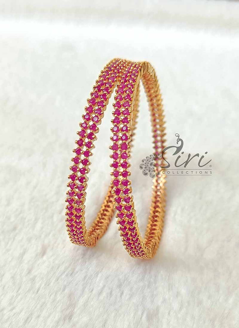 Lovely Ruby Bangles