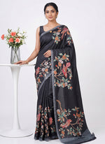 Load image into Gallery viewer, Siri Collections Premium Digital Print Jacquard Crepe Silk Saree