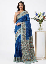 Load image into Gallery viewer, Siri Collections Premium Digital Print Jacquard Crepe Silk Saree