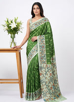 Load image into Gallery viewer, Siri Collections Premium Digital Print Jacquard Crepe Silk Saree