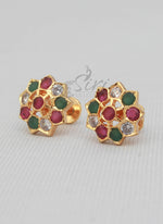 Load image into Gallery viewer, Multi Stone Traditional Studs Earrings
