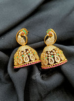 Load image into Gallery viewer, Beautiful Jhumkas in CZs
