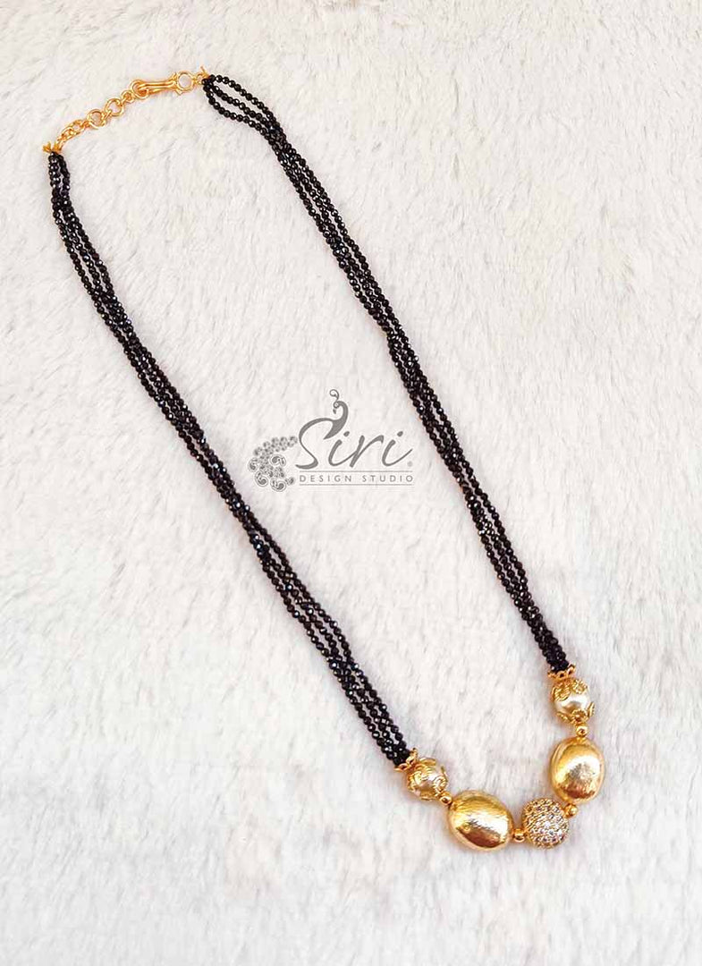 Lovely Black Spinels Chain Mangalsutra