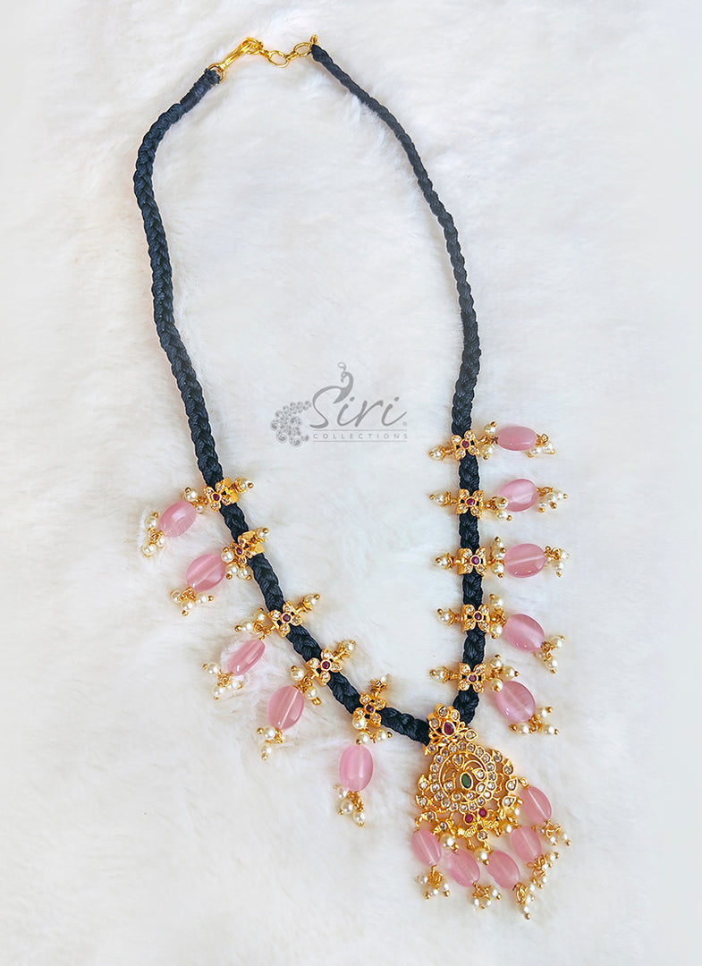 Beautiful Black Thread Designer Necklace