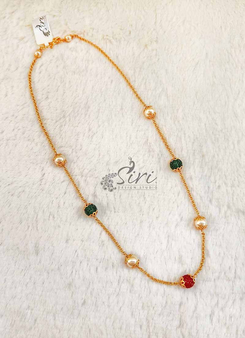 Simple Cute Chain in Multi Beads