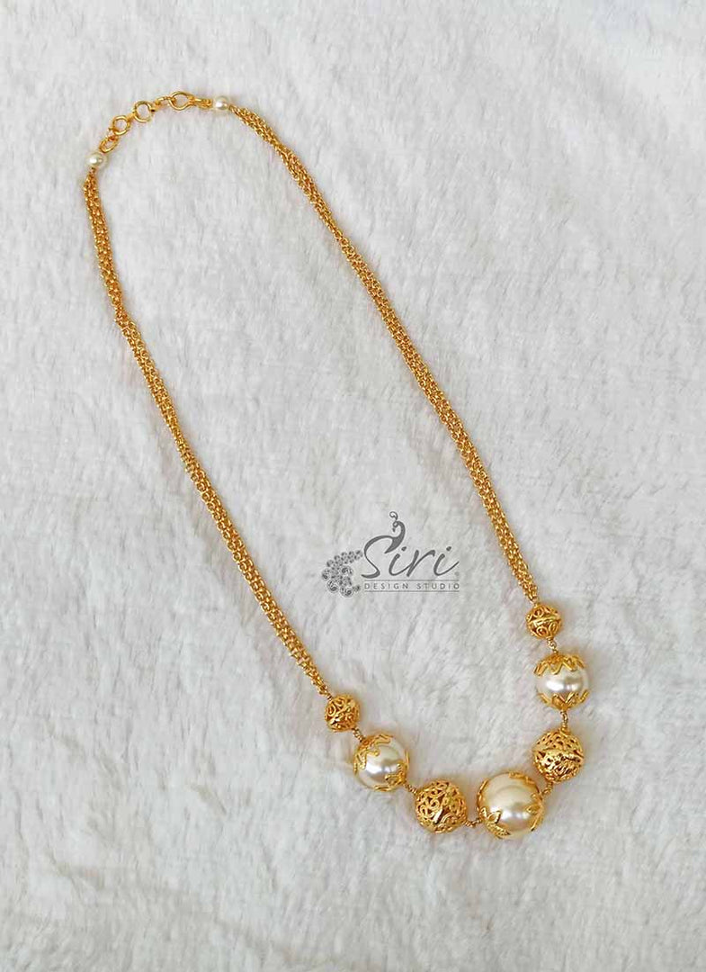 Simple South Sea Pearls Designer Chain