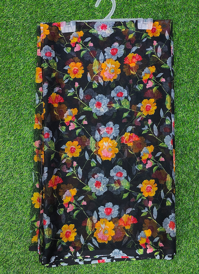 Beautiful Printed Chiffon Saree