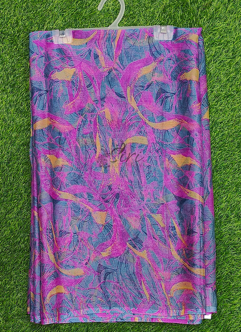 Latest Beautiful Printed Floral Nara Chiffon Saree