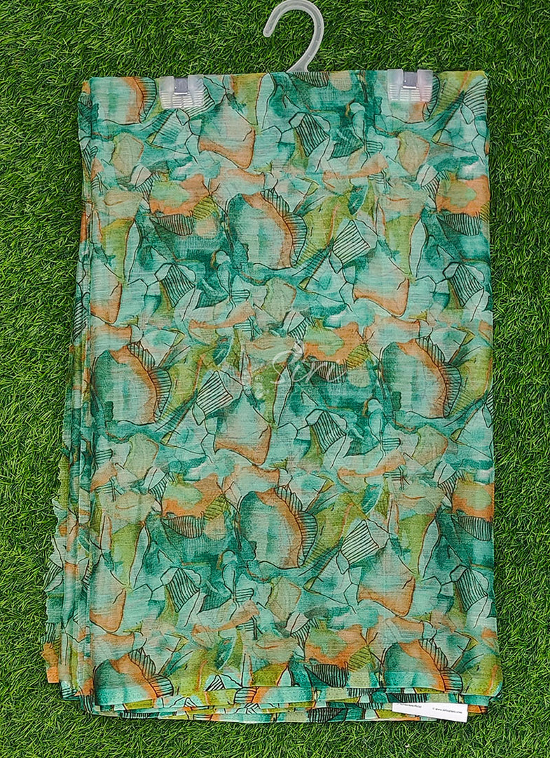 Latest Beautiful Printed Floral Nara Chiffon Saree