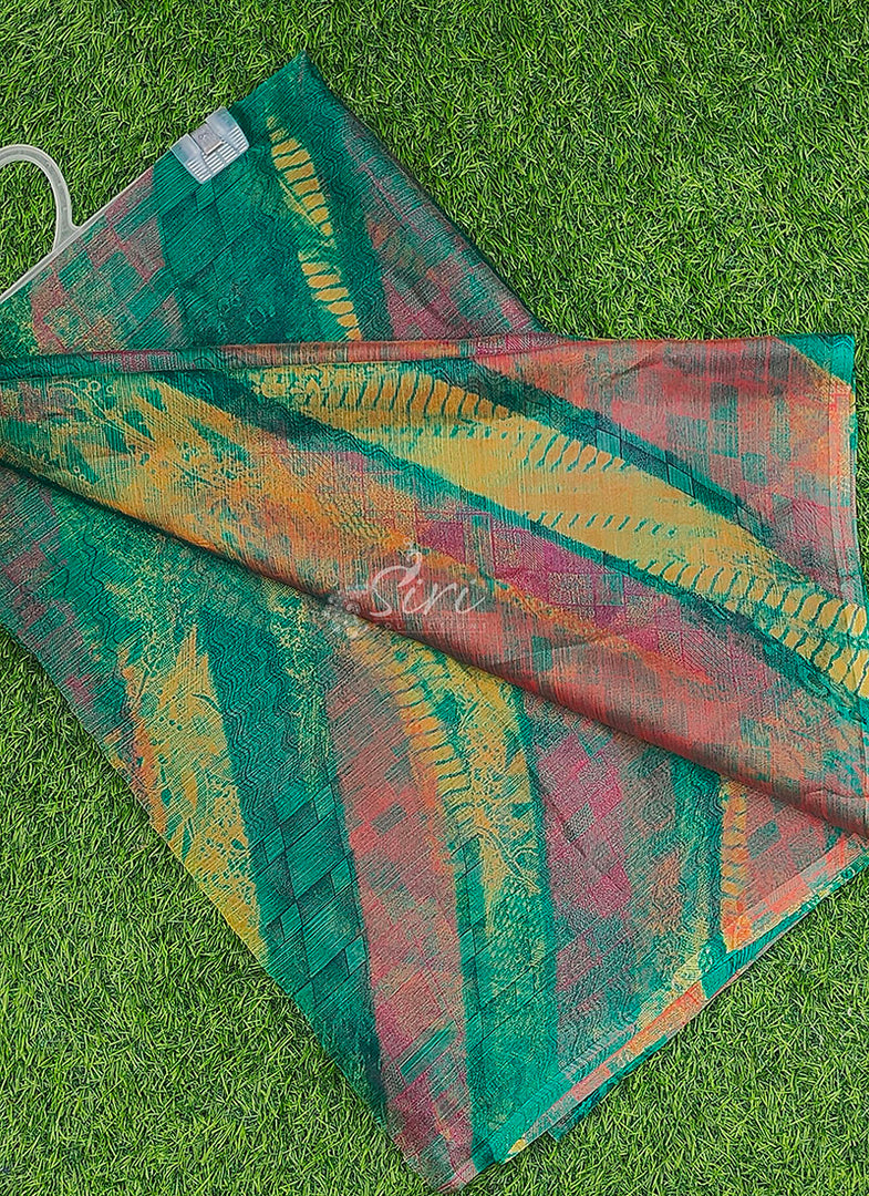Latest Beautiful Printed Nara Chiffon Saree