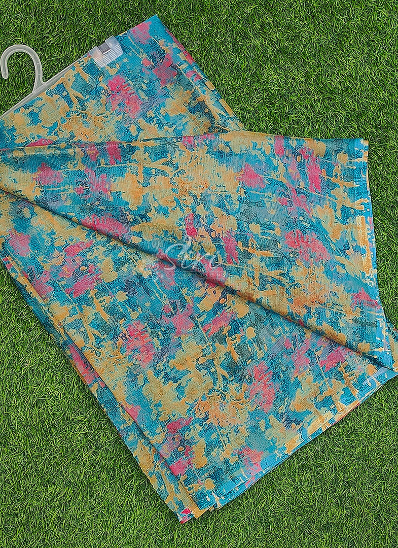 Latest Beautiful Printed Nara Chiffon Saree