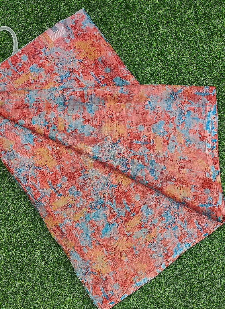 Latest Beautiful Printed Nara Chiffon Saree