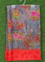 Load image into Gallery viewer, Latest Beautiful Printed Chiffon Saree with Border