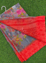 Load image into Gallery viewer, Latest Beautiful Printed Chiffon Saree with Border