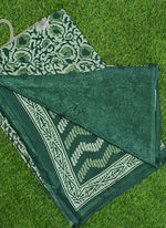 Load image into Gallery viewer, Beautiful Floral Printed Crepe Silk Saree