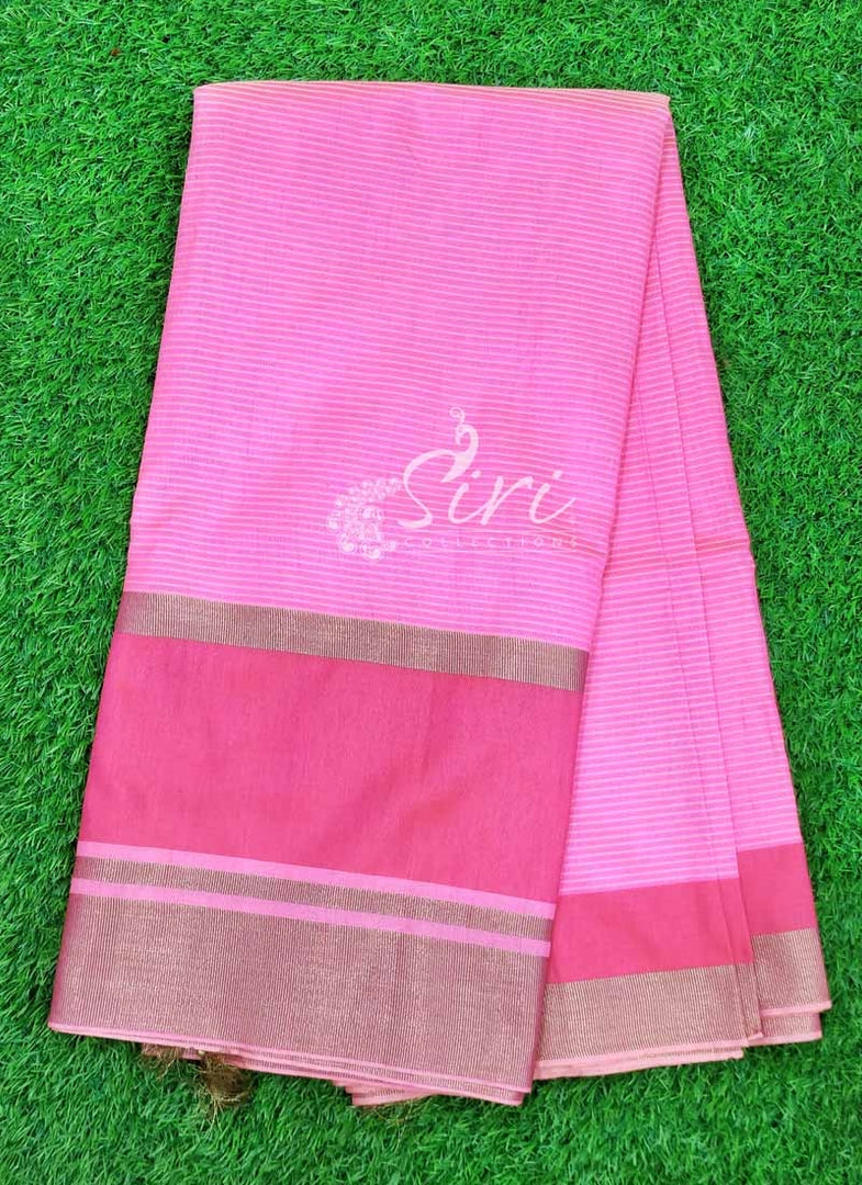 Fancy Silk Saree in Hot Pink