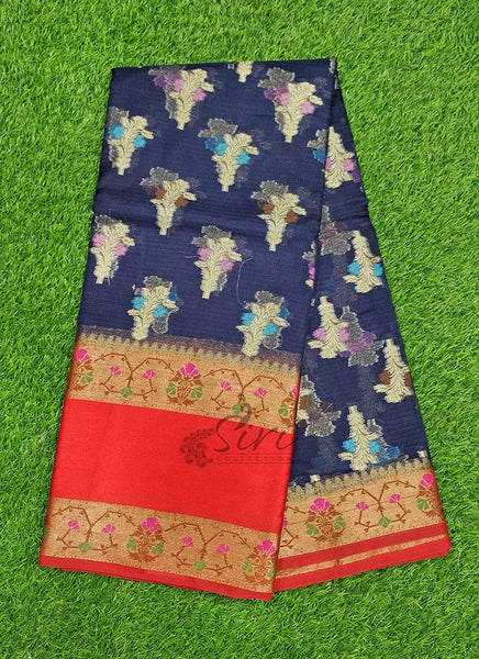 Munga Kota Pink Tissue Saree main image 1