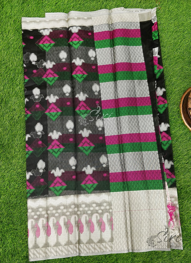Banarasi Fancy Silk Saree Saree in Ikat Design