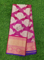 Load image into Gallery viewer, Beautiful Kora Cotton Saree with Kanchi Borders
