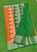 Load image into Gallery viewer, Beautiful Fancy Soft Banarasi Mango Silk Saree