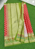 Load image into Gallery viewer, Beautiful Fancy Soft Silk Saree in Paithani Borders
