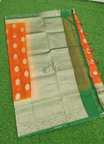 Load image into Gallery viewer, Lovely Festive Organza Saree