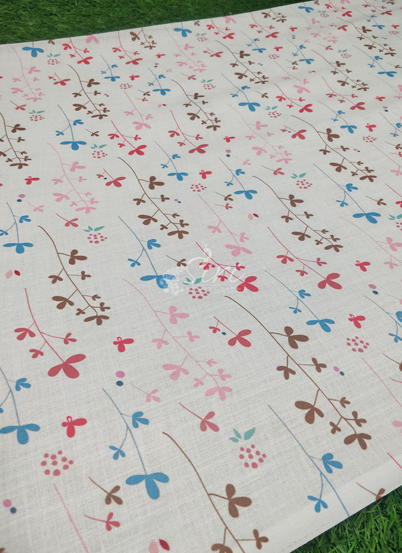 Elegant Soft Cotton Fabric In Digital Print