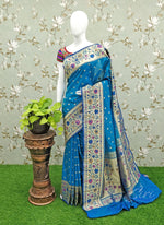 Load image into Gallery viewer, Beautiful Double Shade Paithani Pattu Saree
