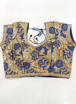 Load image into Gallery viewer, Embroidery and Sequins Work Stitched Padded Blouse
