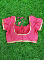 Load image into Gallery viewer, Lovely Double Shade Pink Red Stitched Blouse